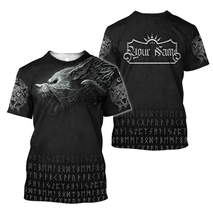 Customize Name Fenrir Viking Hoodie For Men And Women DQB10062101