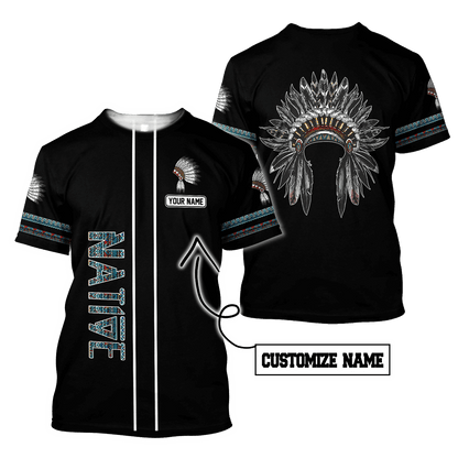 Summer Collection - Customized Native American 3D All Over Printed Unisex Shirts