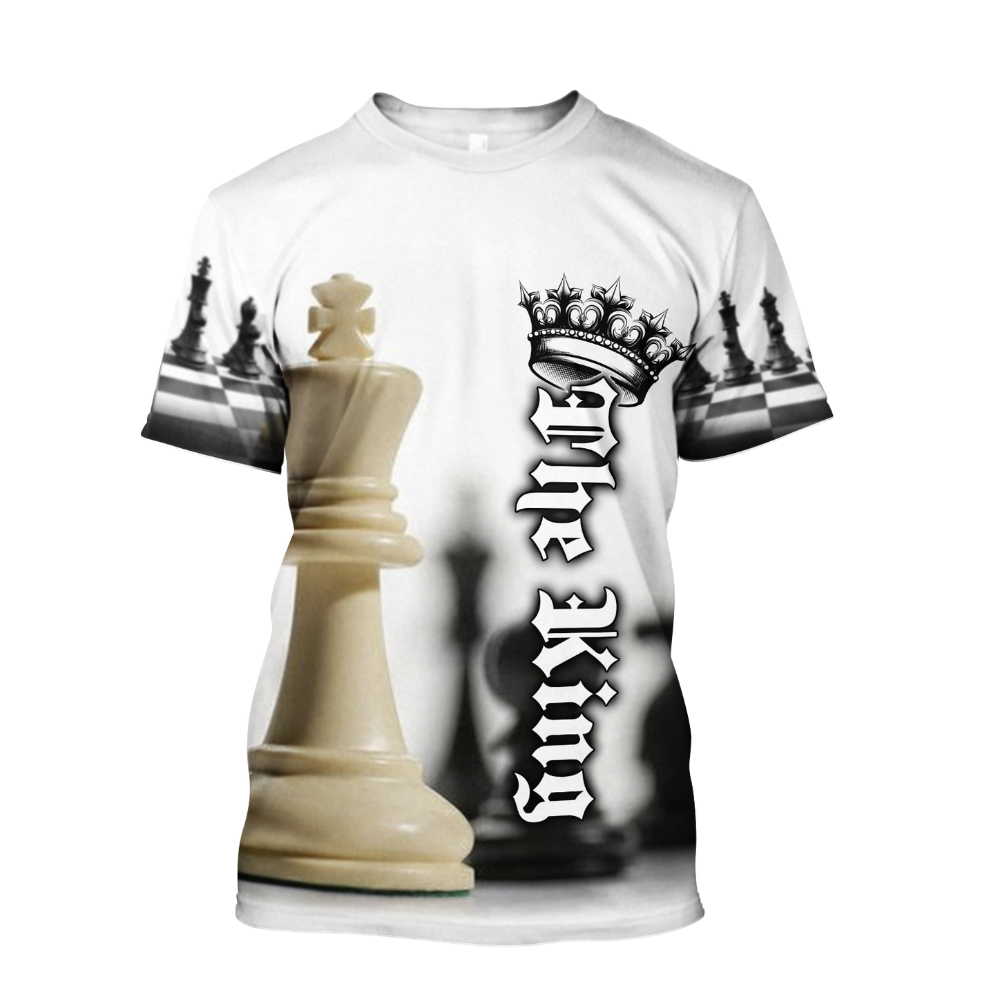 3D All Over Printed Chess Lovers- White King Unisex Shirts PD07022102 XT