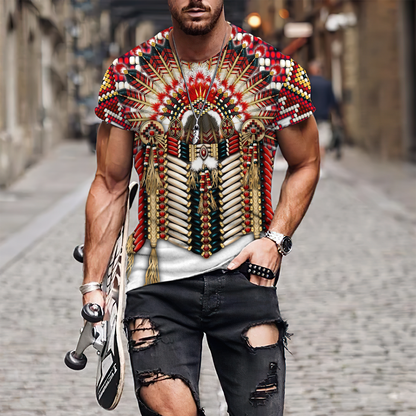 Native American 3D All Over Printed Combo T-Shirt BoardShorts