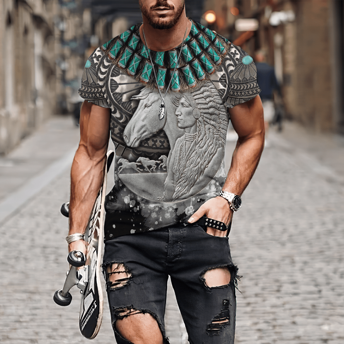 Native American 3D All Over Printed Unisex Shirts
