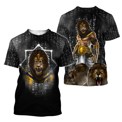 The Gods of Egypt - Maahes 3D All Over Printed Unisex Shirts