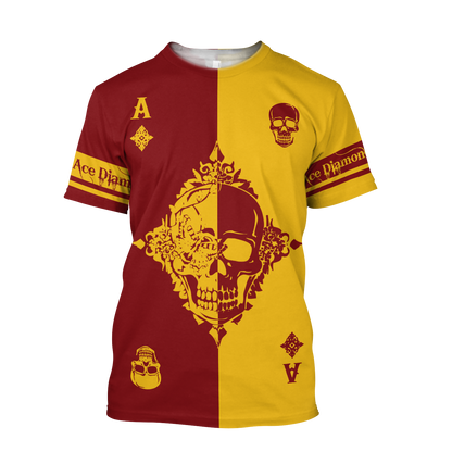 Ace Diamond 3D All Over Printed Unisex Shirts