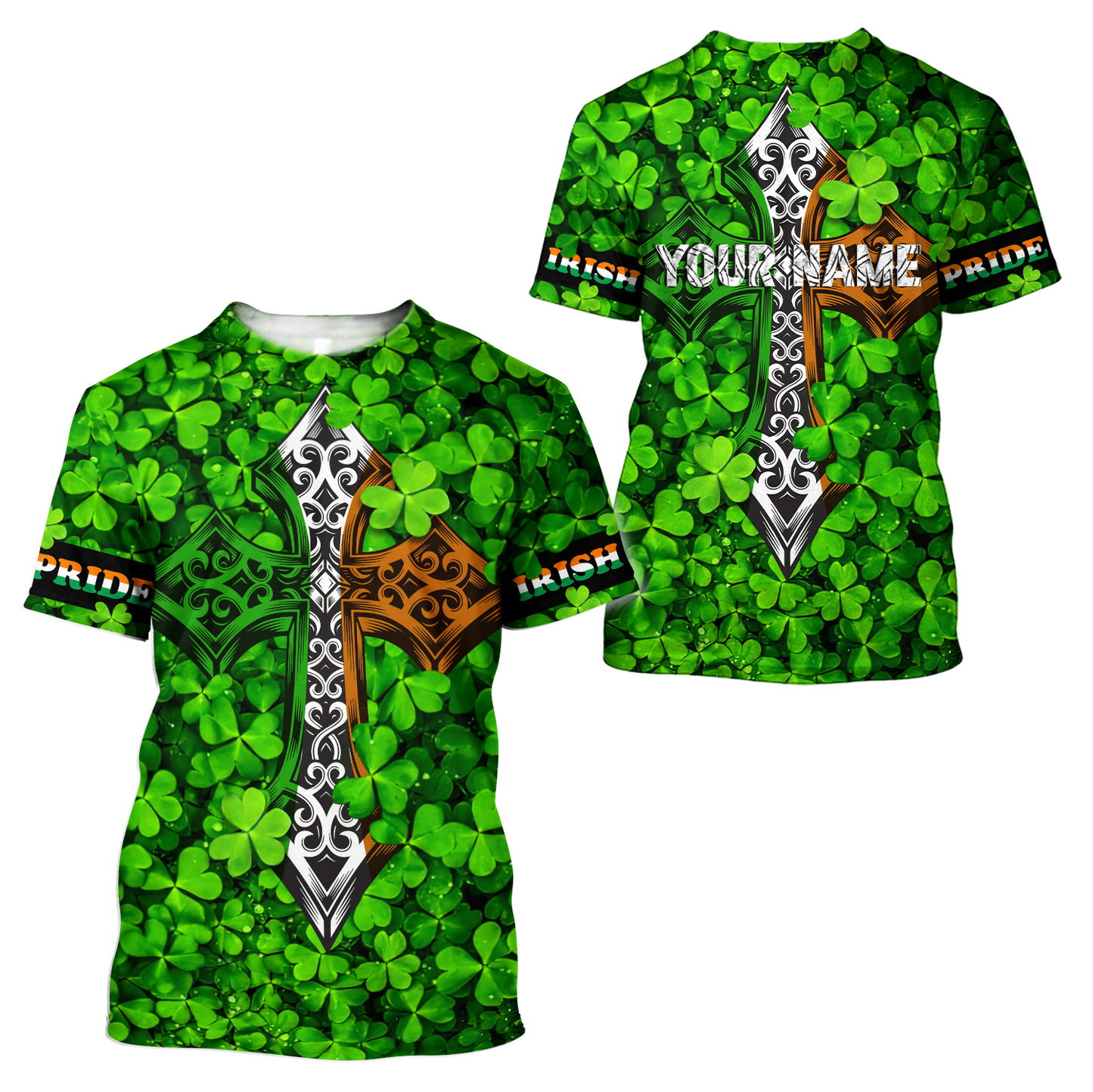3D All Over Printed  Irish   St Patrick Day Unisex Shirts SN07022101 Custom Name XT