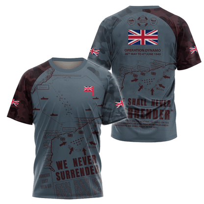 Remembrance Day Lest We Forget 3D All Over Printed Unisex Shirts