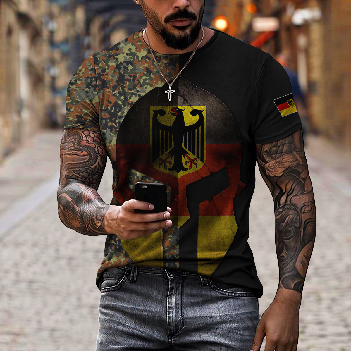 Germany Hoodie 3D All Over Printed Unisex Shirts
