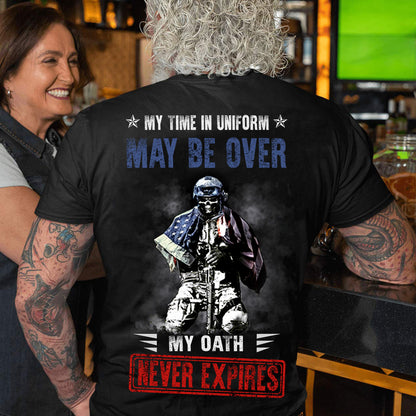 Customized Name My Oath Never Expires 3D All Over Printed Unisex T-Shirt