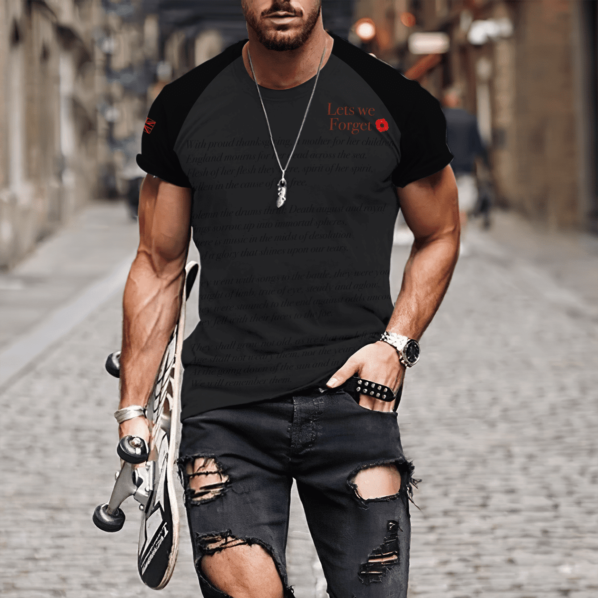 Remembrance Day Lest We Forget 3D All Over Printed Unisex Shirts