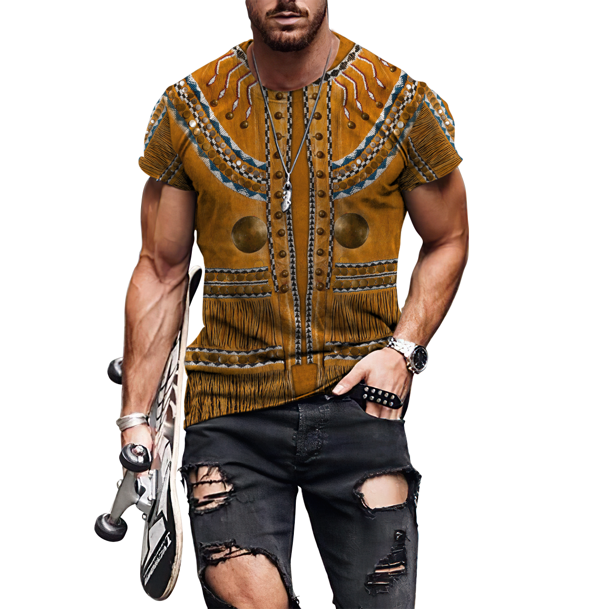 Native American 3D All Over Printed Unisex Shirts