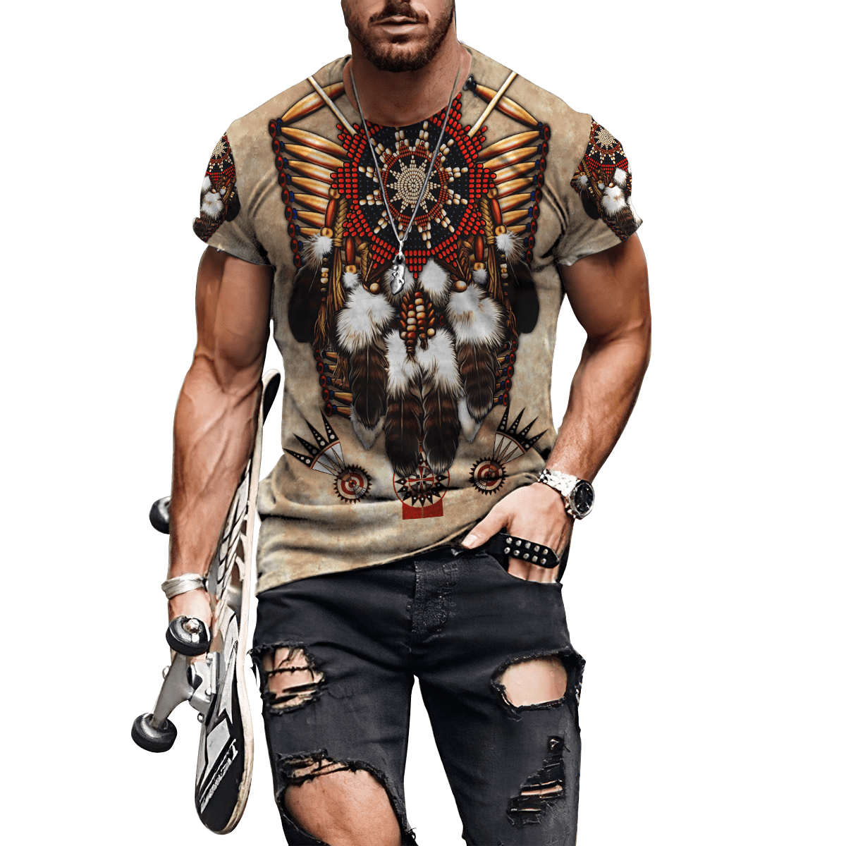 Native American 3D All Over Printed Unisex Shirts