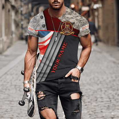British Army 3D All Over Printed Unisex Shirts