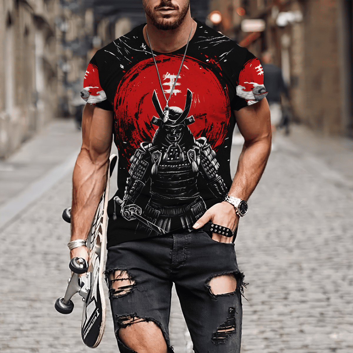 Japan Tattoo 3D All Over Printed Unisex Shirts