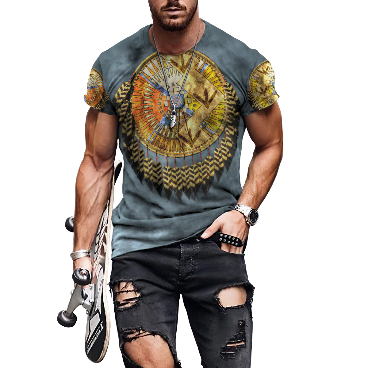 Native American 3D All Over Printed Unisex Shirts