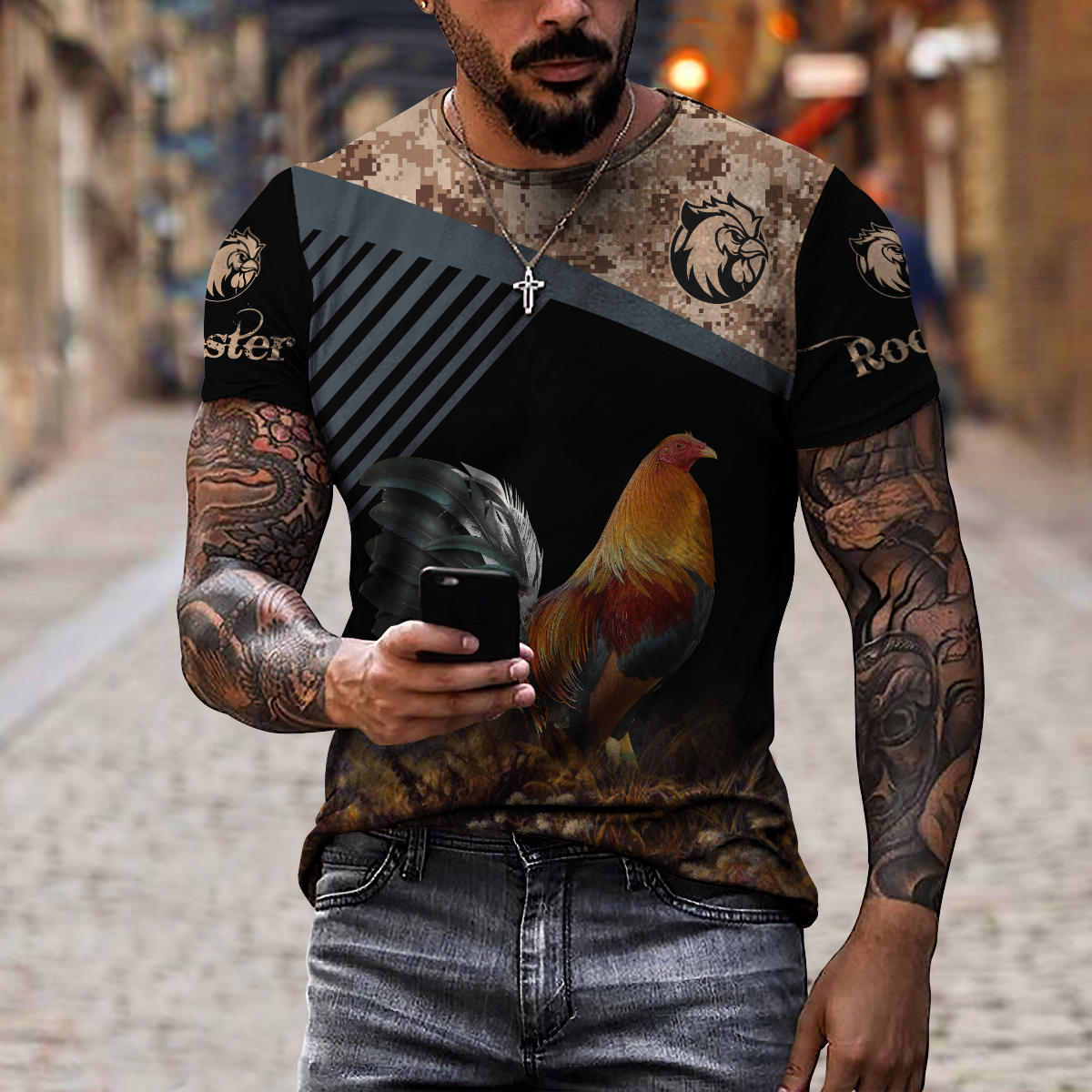 Rooster 3D Printed Unisex Shirts TN DD19042103