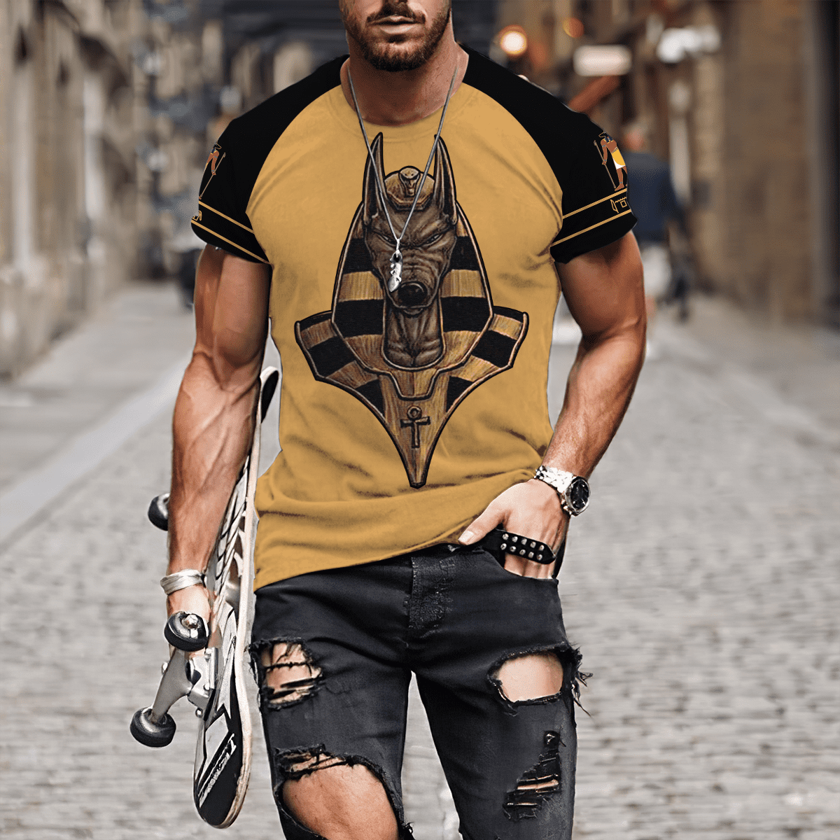 Gods of Egypt - Anubis 3D All Over Printed Unisex Shirts