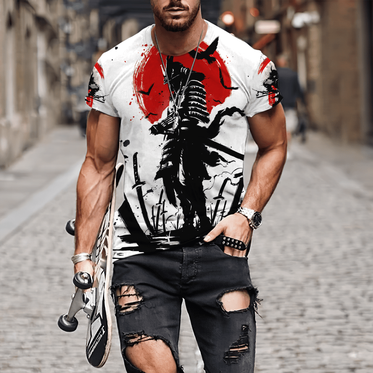 Japan Tattoo 3D All Over Printed Unisex Shirts
