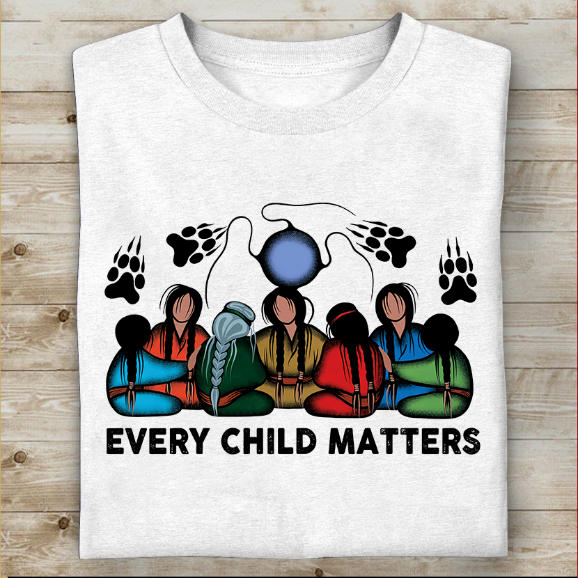 Vibecosy Every Child Matters Native American Unisex T-Shirt DD19012203