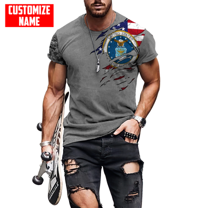 Custom name Soldier US Air Force 3d all over printed shirt hoodie MH06072108