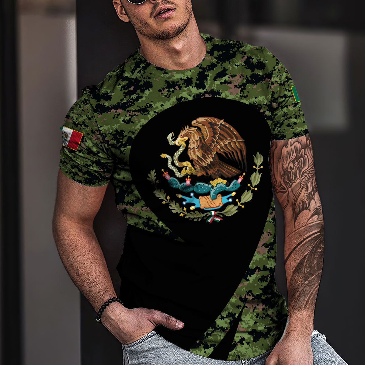 Mexico 3D All Over Printed Hoodie MH17042102