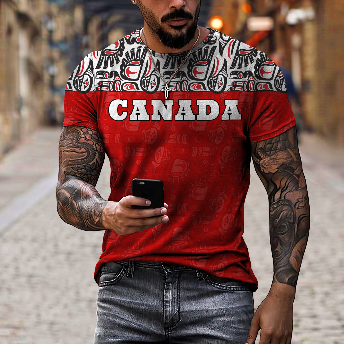 Canada Day Haida 3D Printed Shirts DD01042103