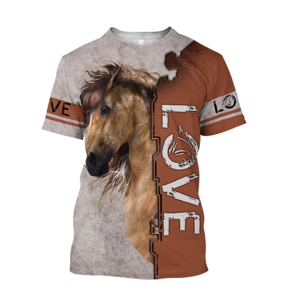 Premium Horse 3D All Over Printed Unisex Shirts