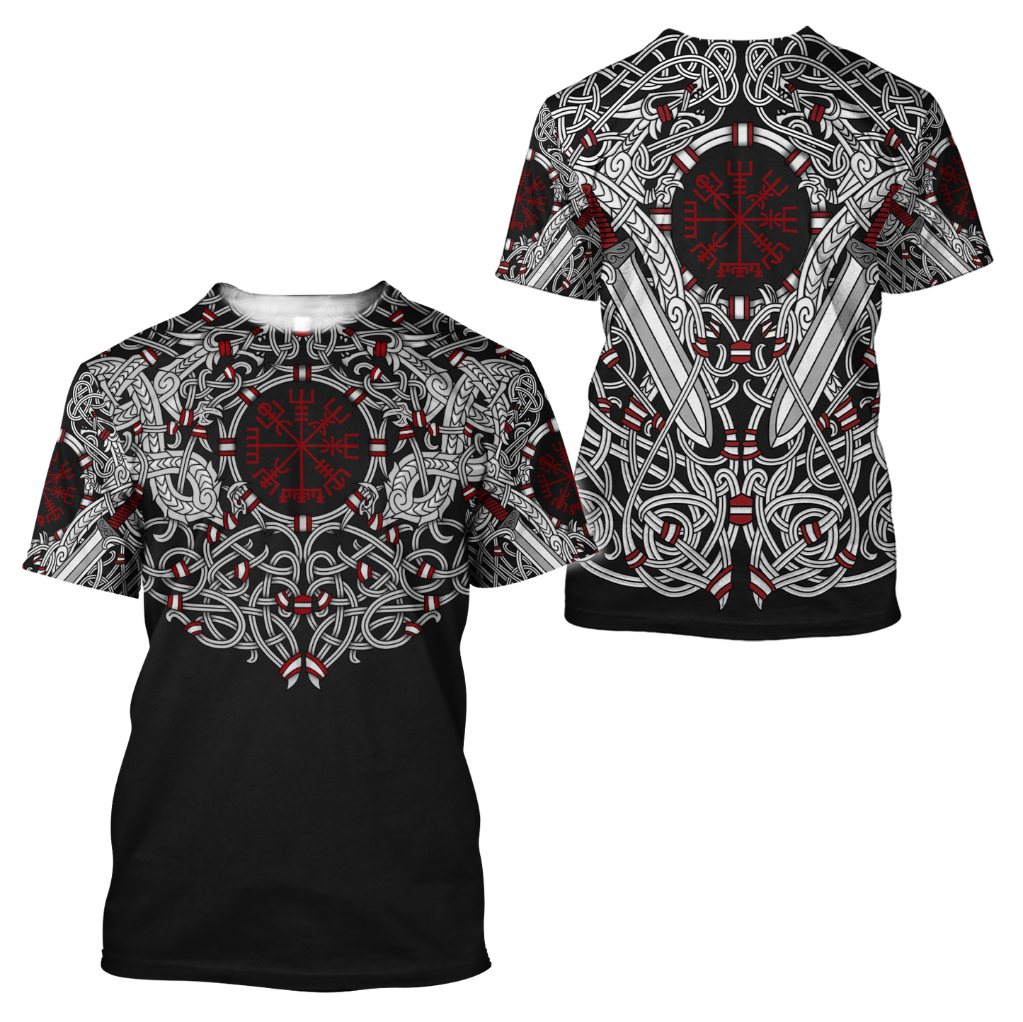 Premium 3D Printed Celtic Tatoo Shirts MEI