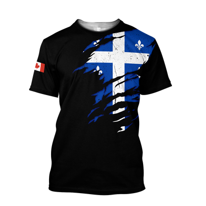 Quebec 3D Printed Shirts TNA14042103