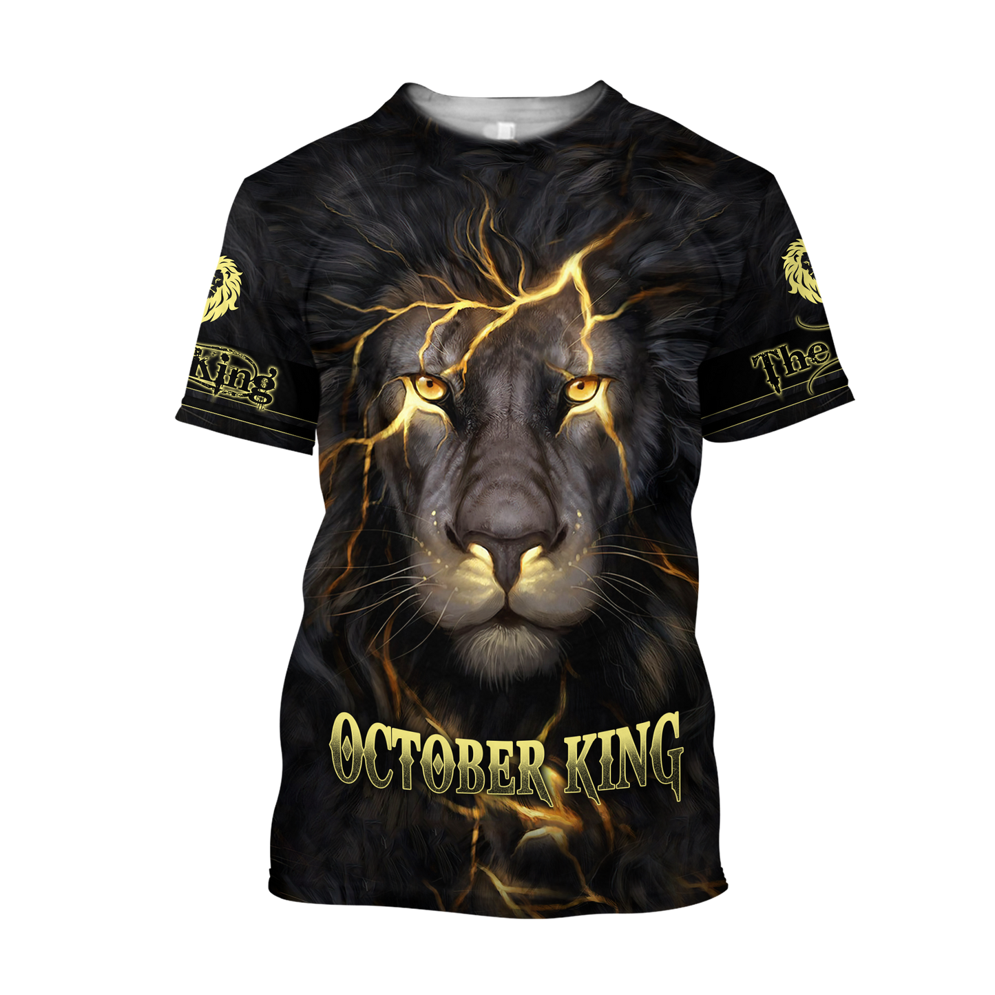October Lion 3D All Over Printed Unisex Shirts Pi21012110