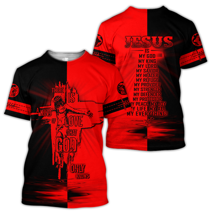 Jesus-There Is  A Kind Of Love That God Only Knows 3D All Over Printed Shirts