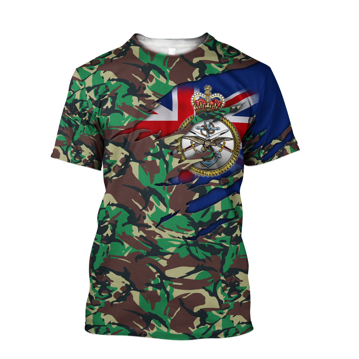 British Veteran 3D Printed shirts