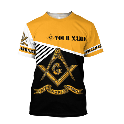 3D All Over Printed Unisex Shirts Personalized Name XT Masonic DA05032103