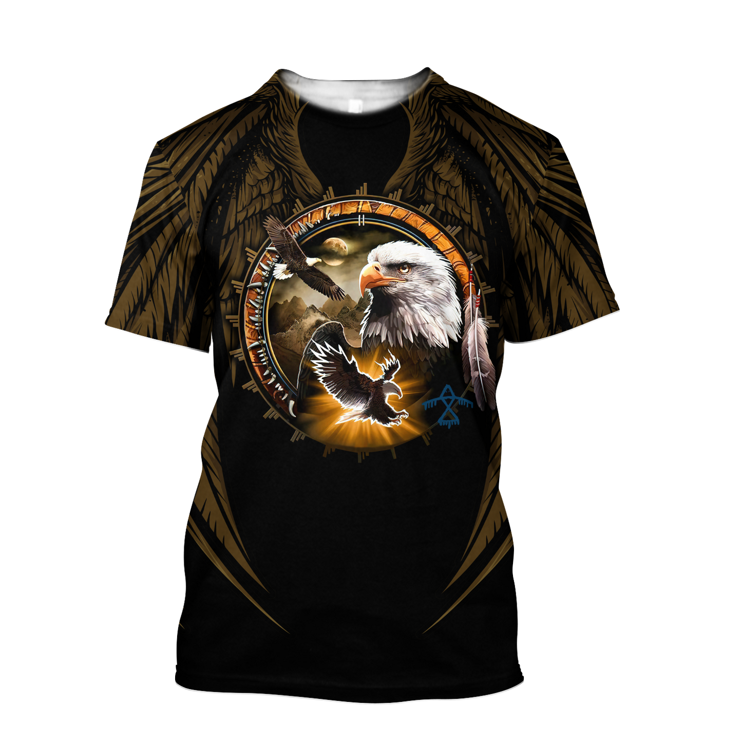 Eagle Native American 3D All Over Printed Unisex Shirts