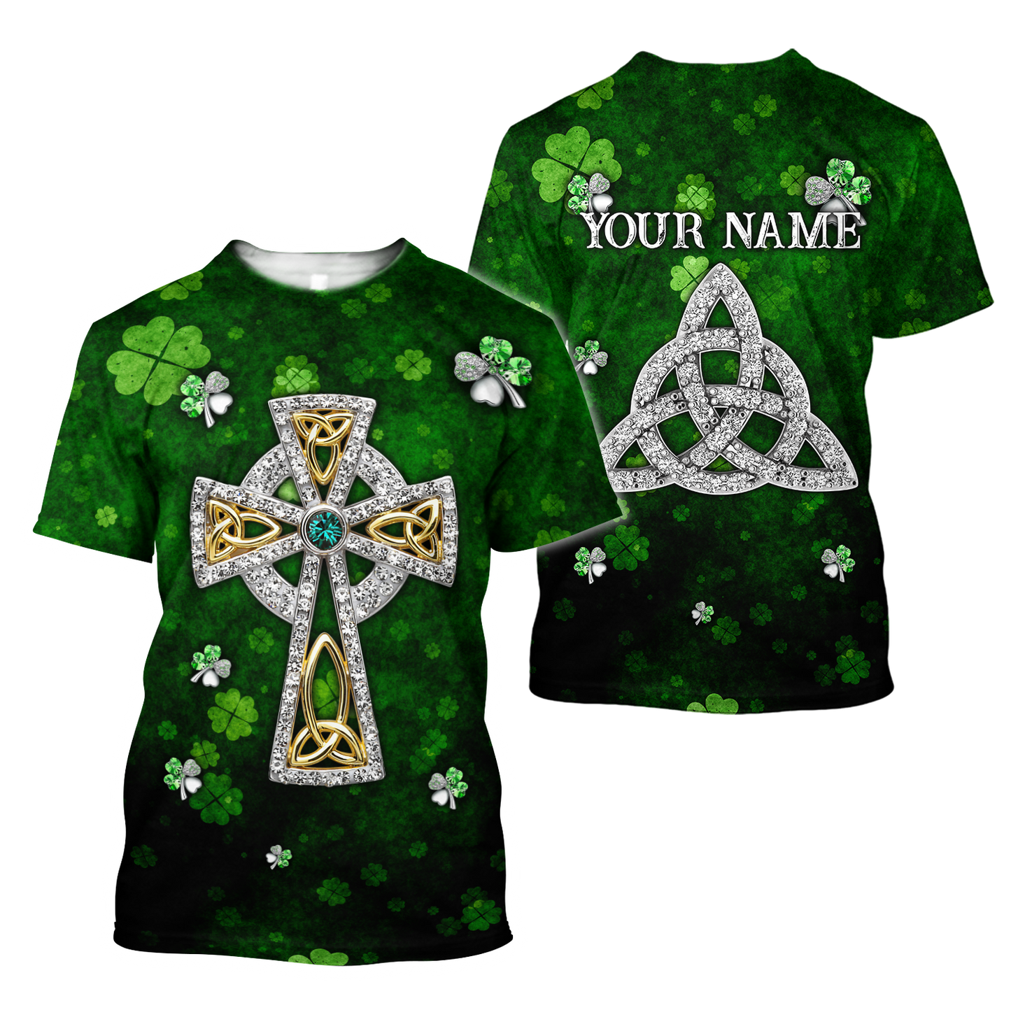 Personalized Irish Saint Patrick's Day 3D All Over Printed Shirts For Men And Women TN