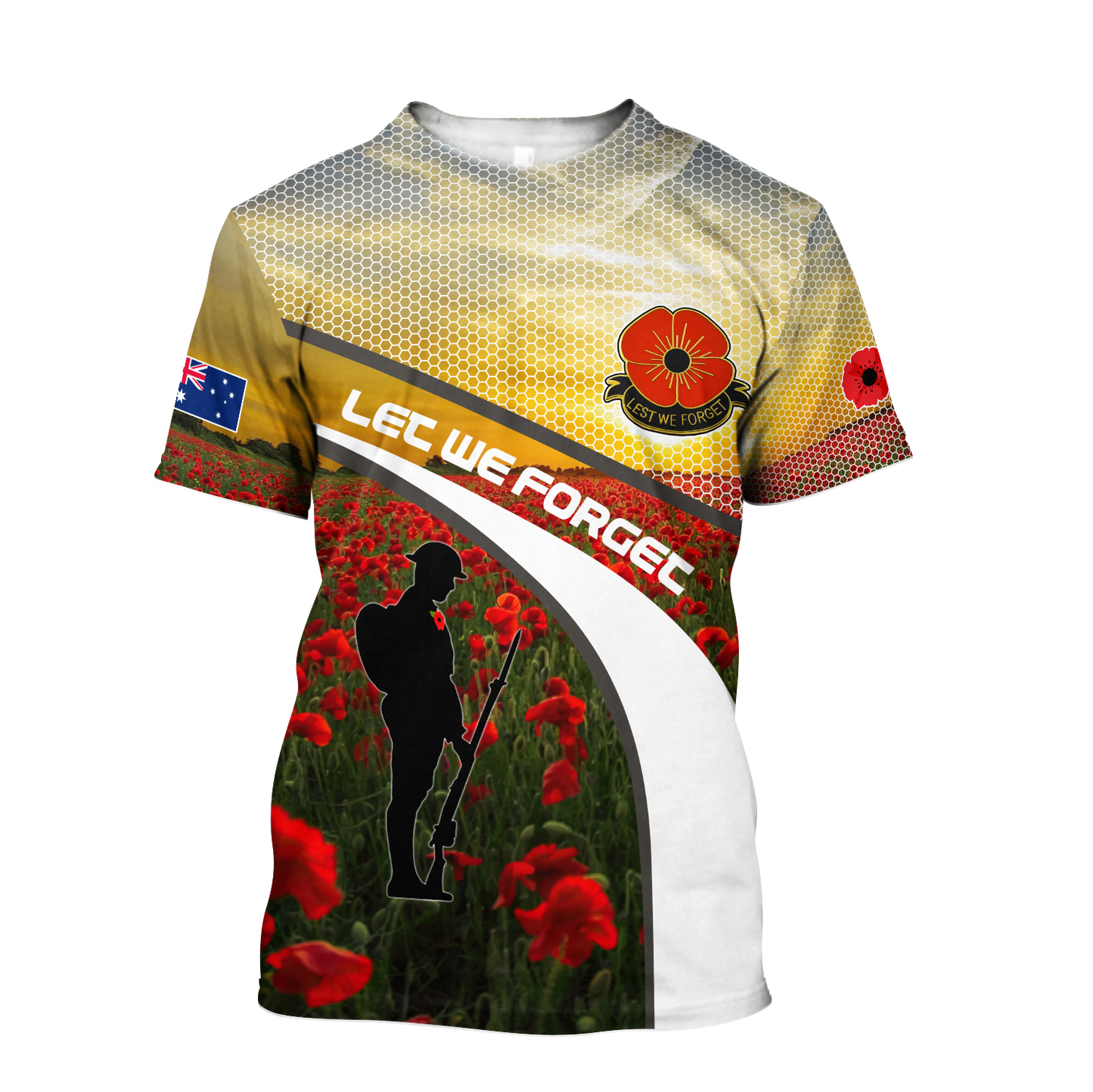 Premium Anzac Day 3D All Over Printed