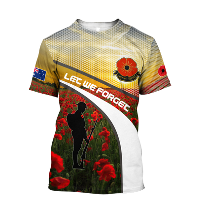 Premium Anzac Day 3D All Over Printed
