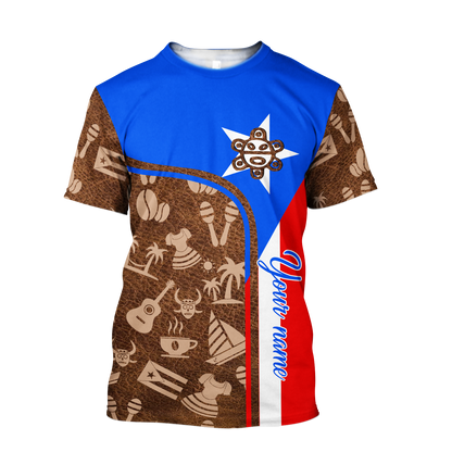 Customize Name Puerto Rico Symbol Hoodie For Men And Women MH06022104