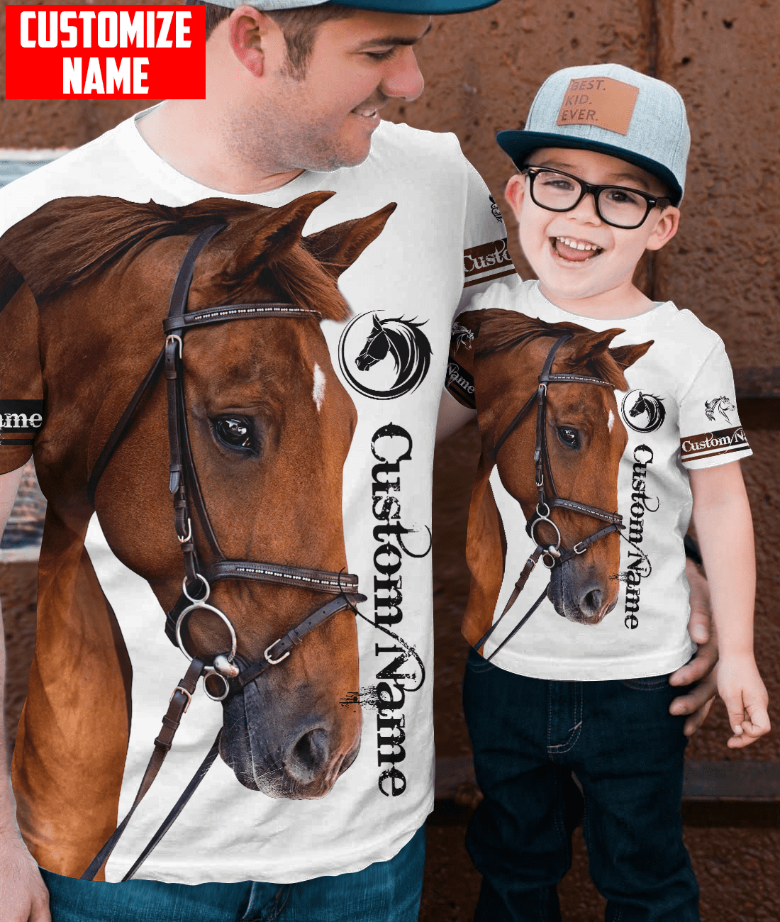 Horse Custom Name 3D All Over Printed Shirts For Kids SN05102102.S1