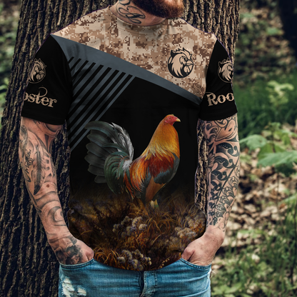 Rooster 3D Printed Unisex Shirts TN DD19042103
