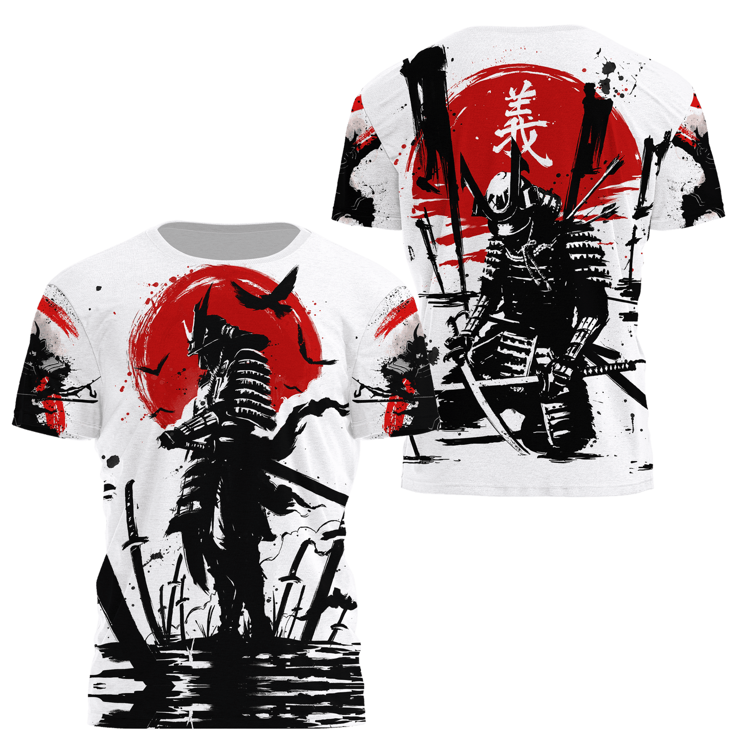 Japan Tattoo 3D All Over Printed Unisex Shirts