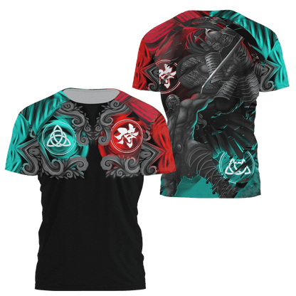 Viking Japan 3D All Over Printed Unisex Shirts