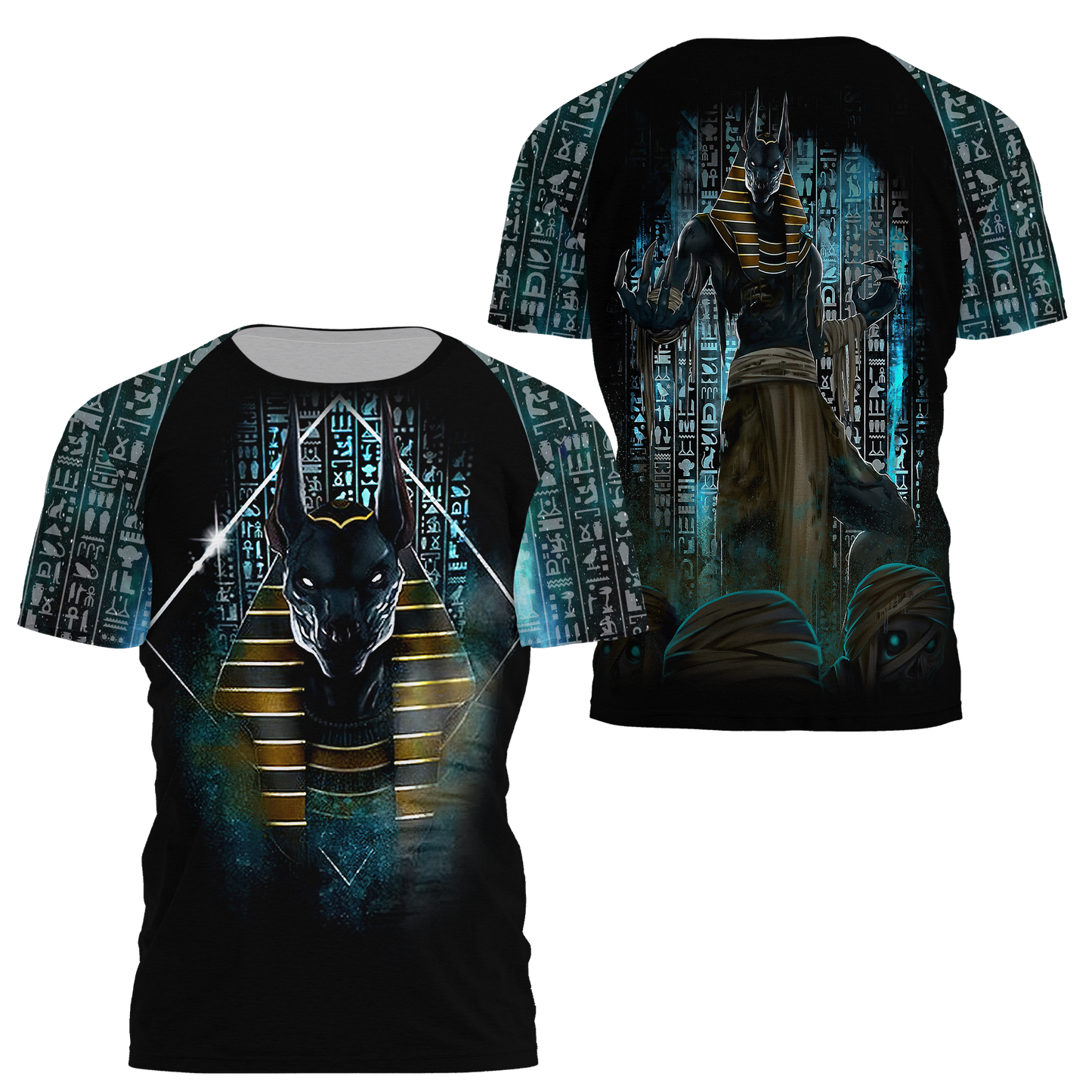 The God Of Egypt - Anubis 3D All Over Printed Unisex Shirts