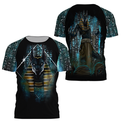 The God Of Egypt - Anubis 3D All Over Printed Unisex Shirts