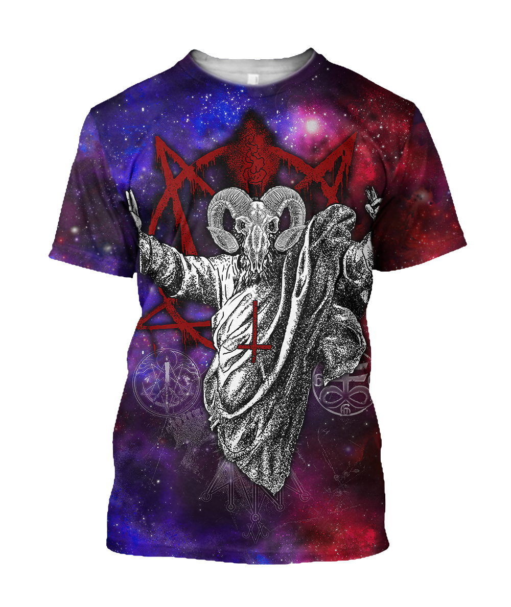 3D All Over Printed Satanic Evil Unisex Shirts JJ04022103