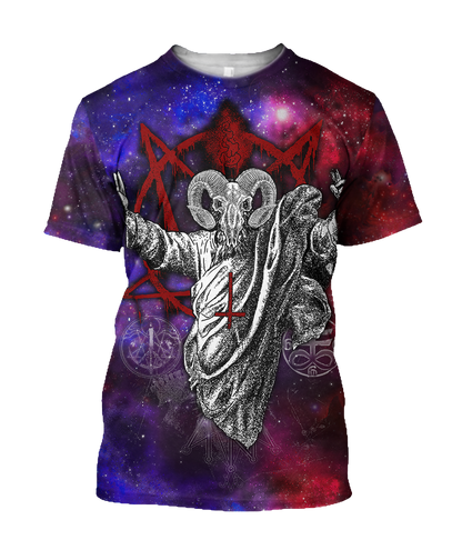 3D All Over Printed Satanic Evil Unisex Shirts JJ04022103