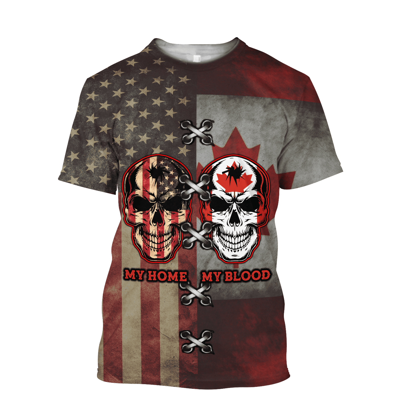 American Canadian 3D Printed Shirts HHT01042103
