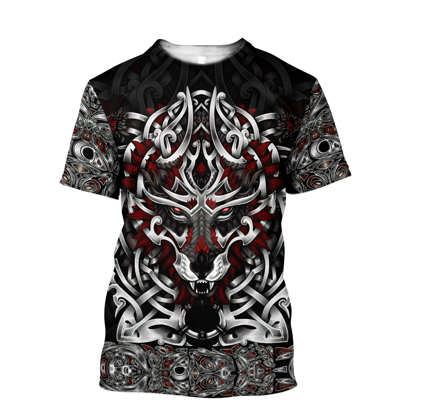 Wolf Viking 3D All Over Printed Unisex Shirt