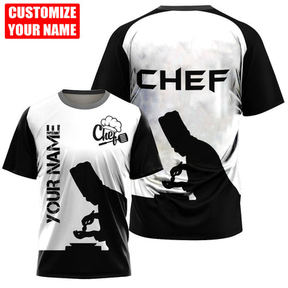 Custom Name Master Chef 3D All Over Printed Unisex Shirts