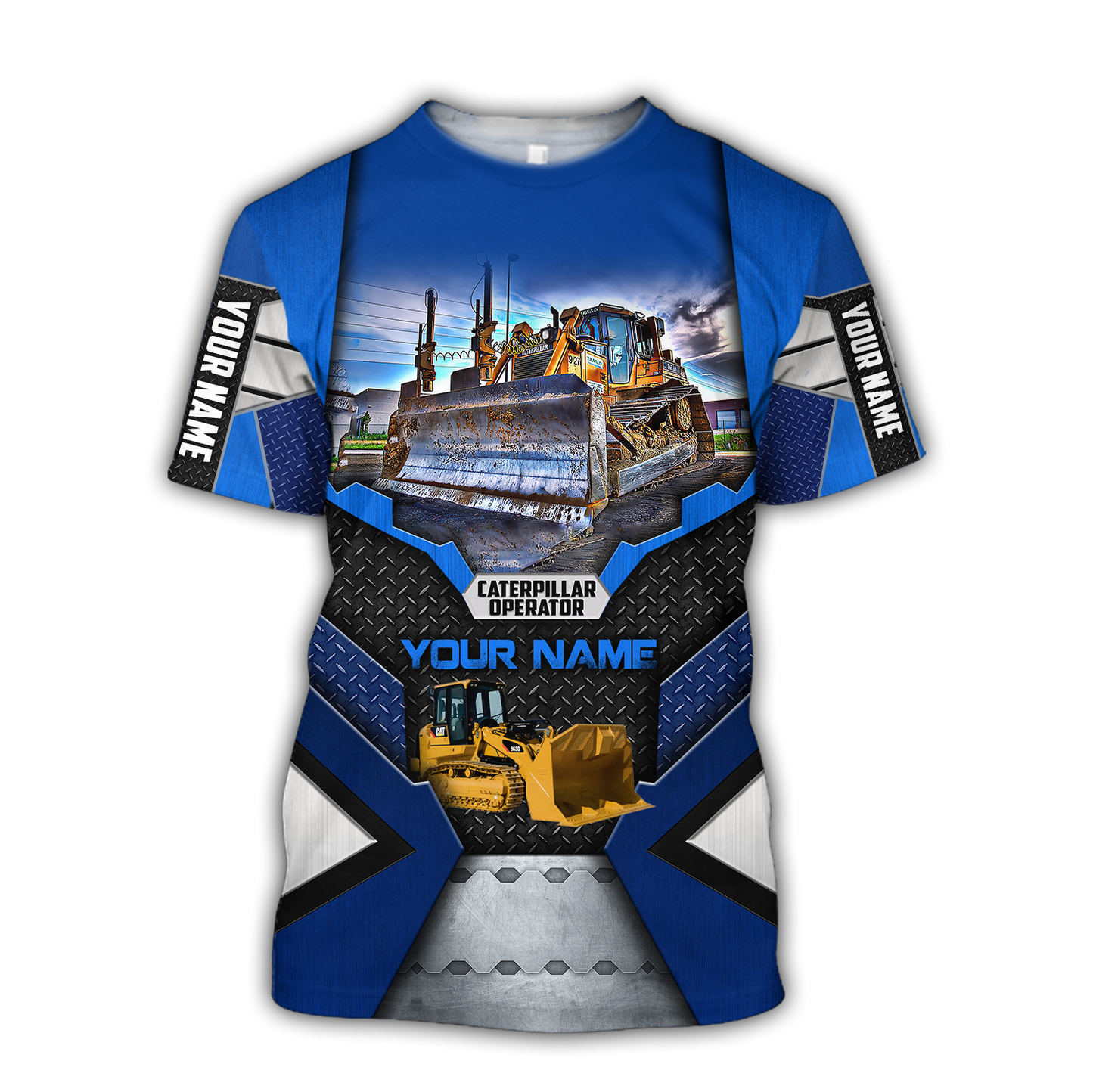 Premium Personalized 3D Printed Excavator Operator Shirts MEI