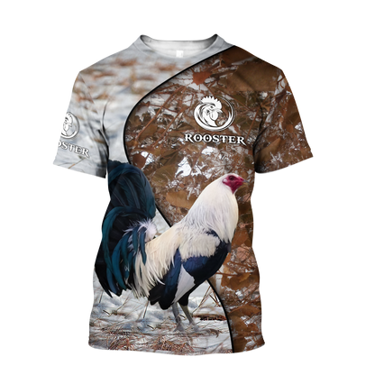 Premium Rooster 3D Printed Unisex Shirts