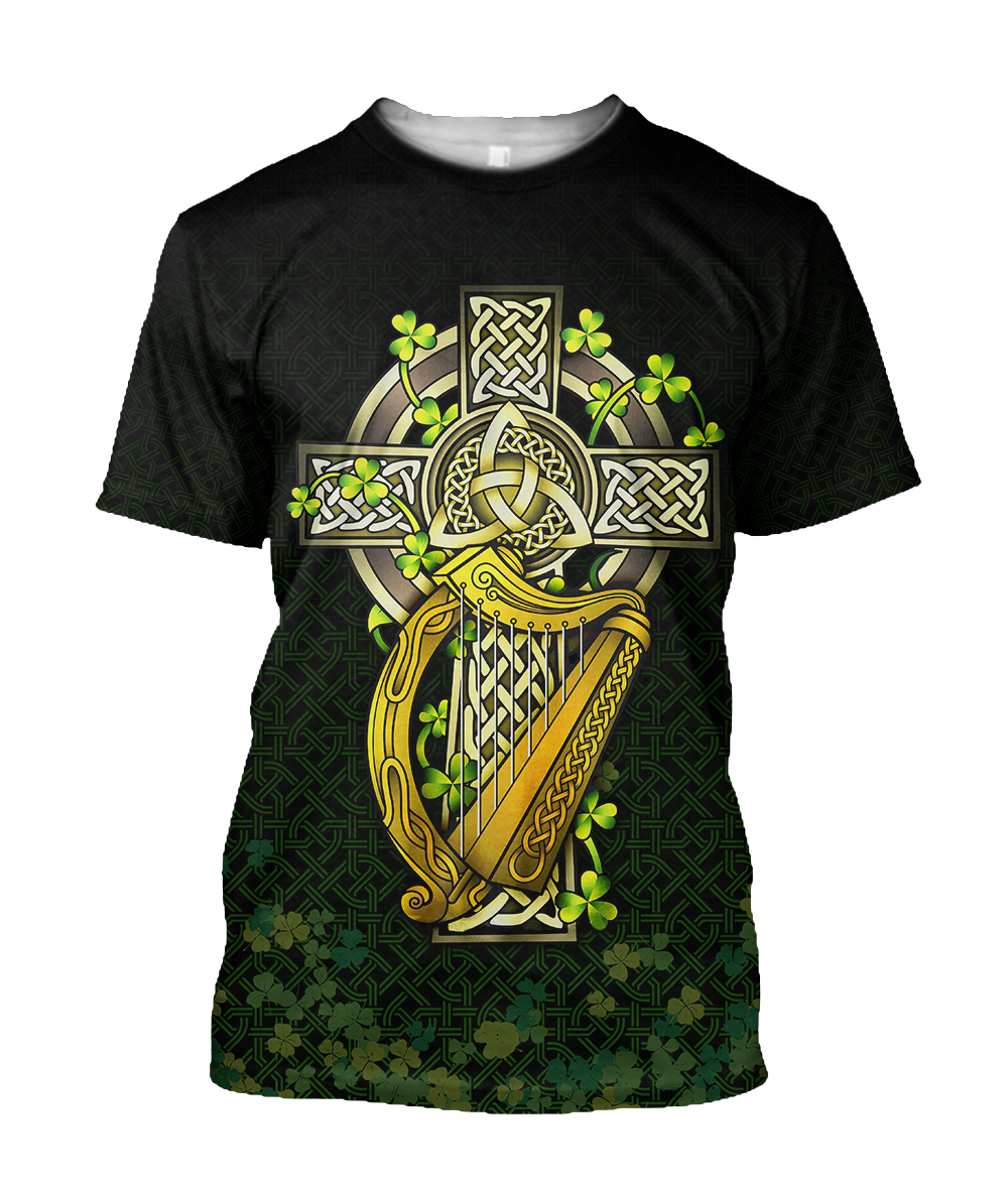 Premium 3D Printed Irish Cross Shirts MEI